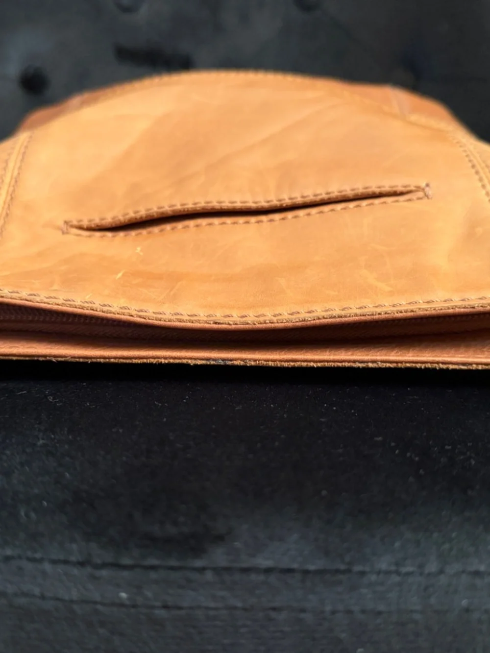 The Sak Tan Leather De Young Hobo Tobacco Floral